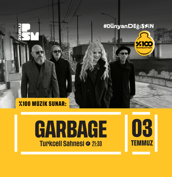 Alternatif rock devi Garbage Zorlu PSM’de!